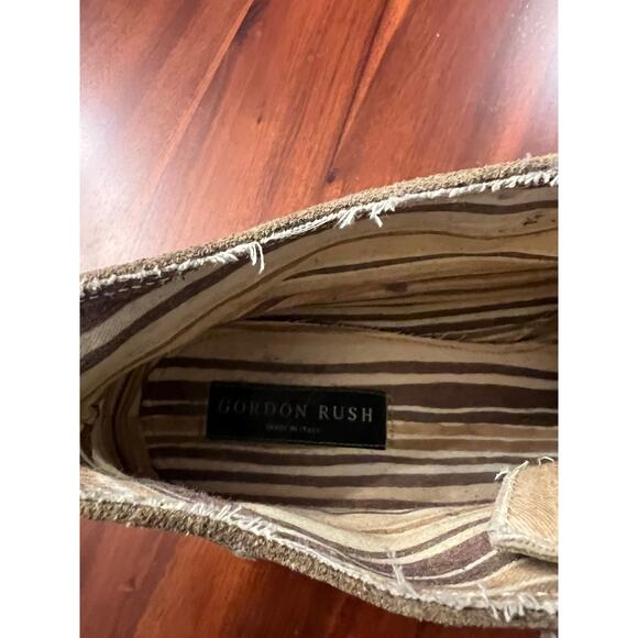 Gordon Rush Men’s DIstressed Suede Ankle Boots, Size 12 - Picture 3 of 5